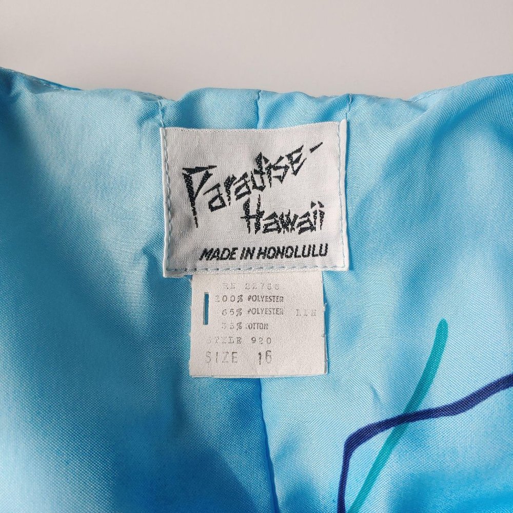 Vintage Hawaiian Floral Romper Playsuit Medium - Picture 4 of 4